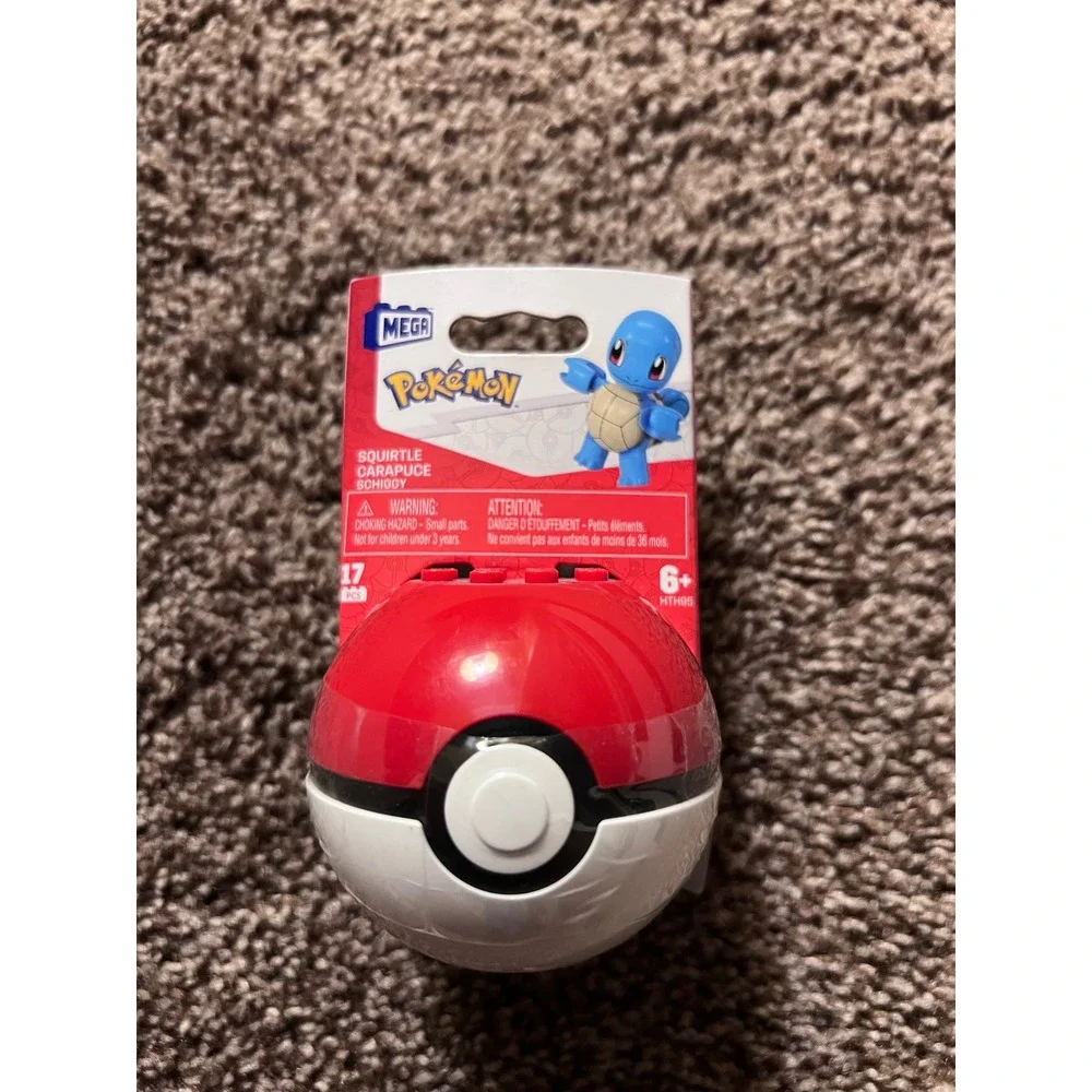 MEGA‎ Construx Pokemon Squirtle Pokeball 17 Piece Building Set NEW Sealed 2023